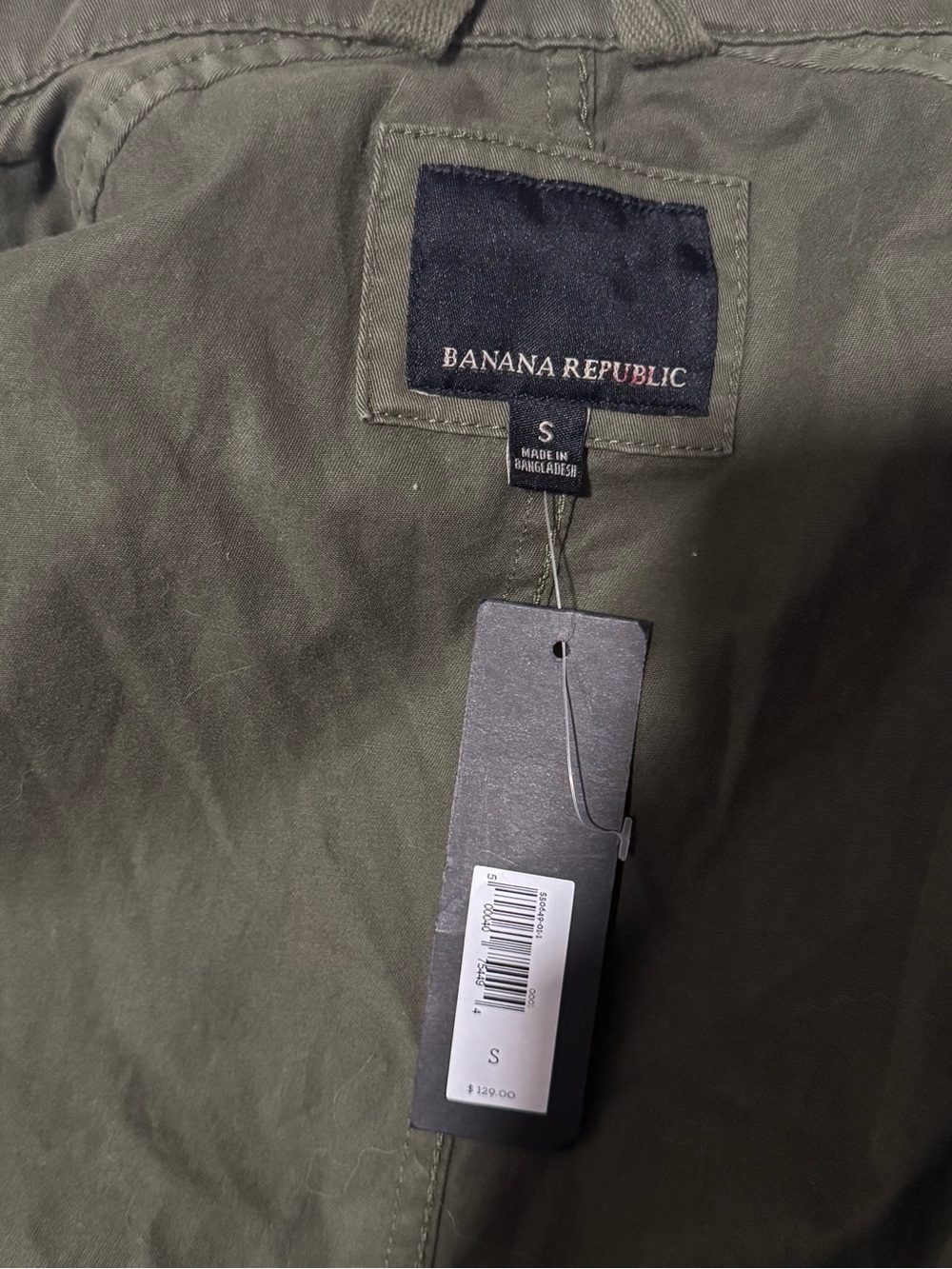Banana Republic Olive Utility Jacket with Front Pockets - Picture 5 of 8